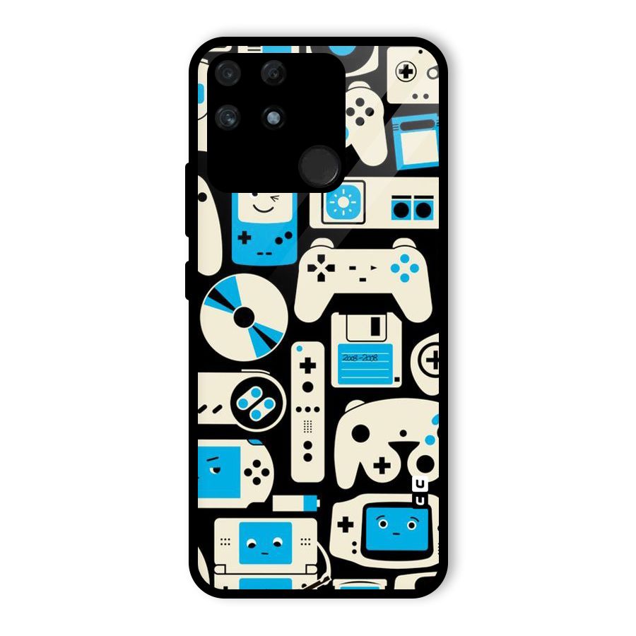 Gamers Glass Back Case for Realme Narzo 50A