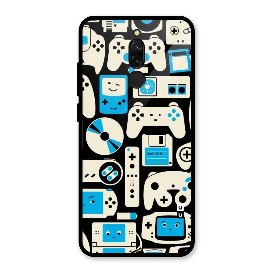 Gamers Glass Back Case for Redmi 8