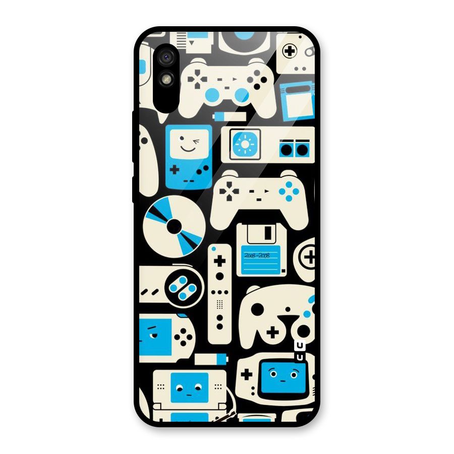 Gamers Glass Back Case for Redmi 9A