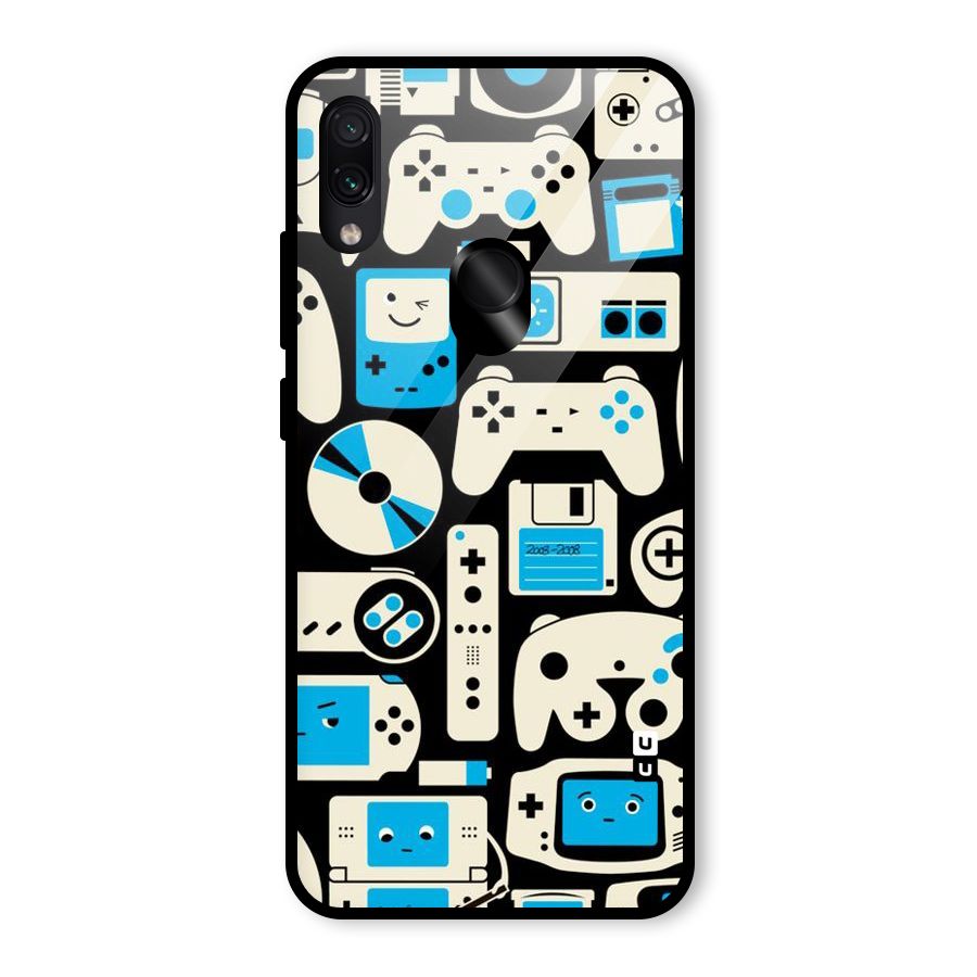 Gamers Glass Back Case for Redmi Note 7 Pro