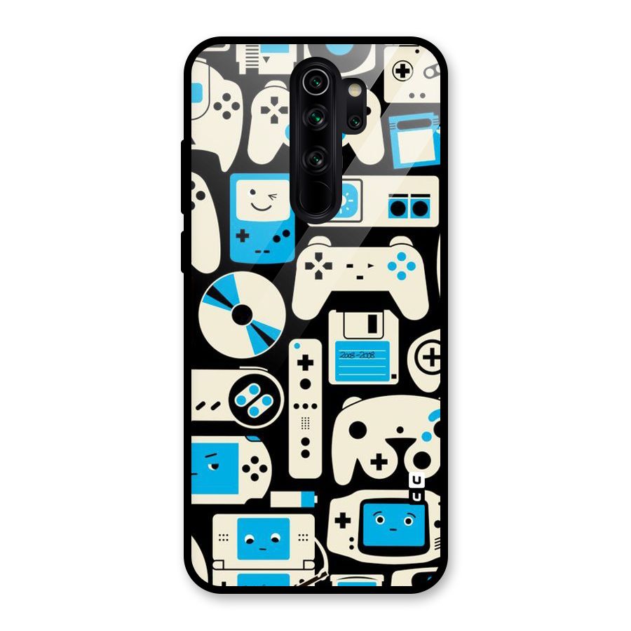 Gamers Glass Back Case for Redmi Note 8 Pro
