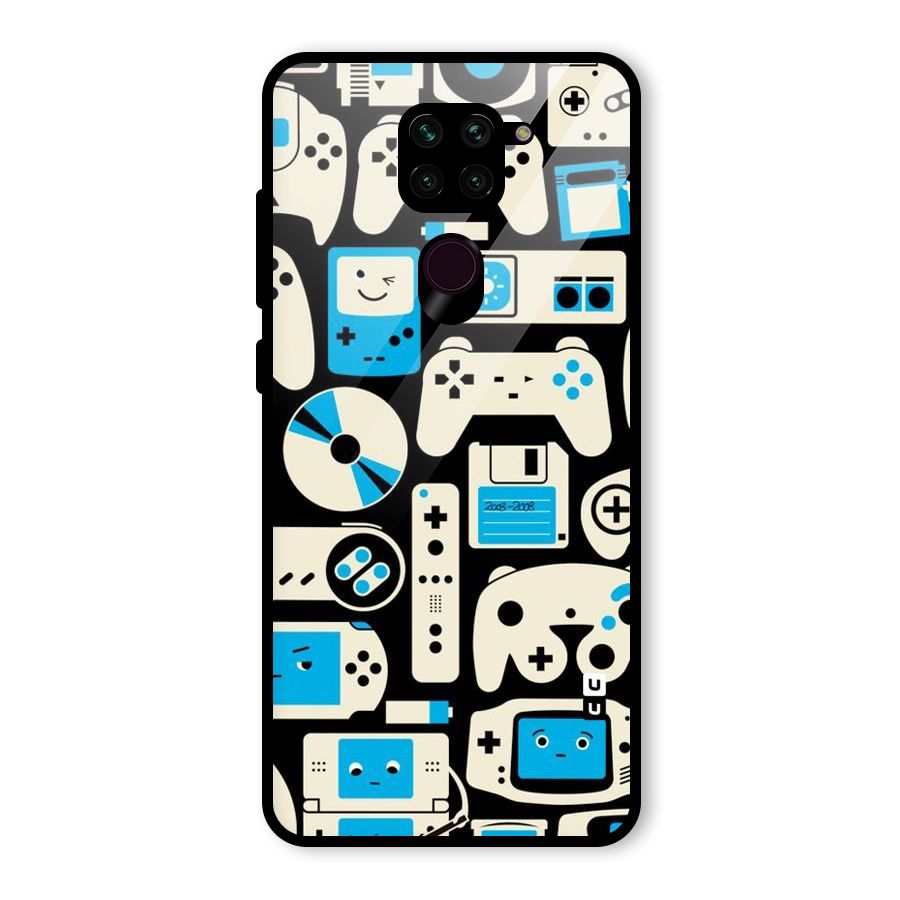 Gamers Glass Back Case for Redmi Note 9