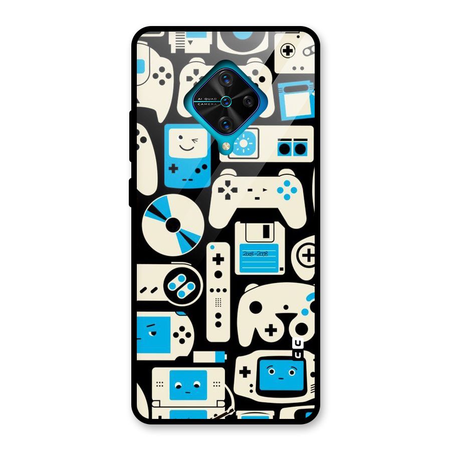 Gamers Glass Back Case for Vivo S1 Pro
