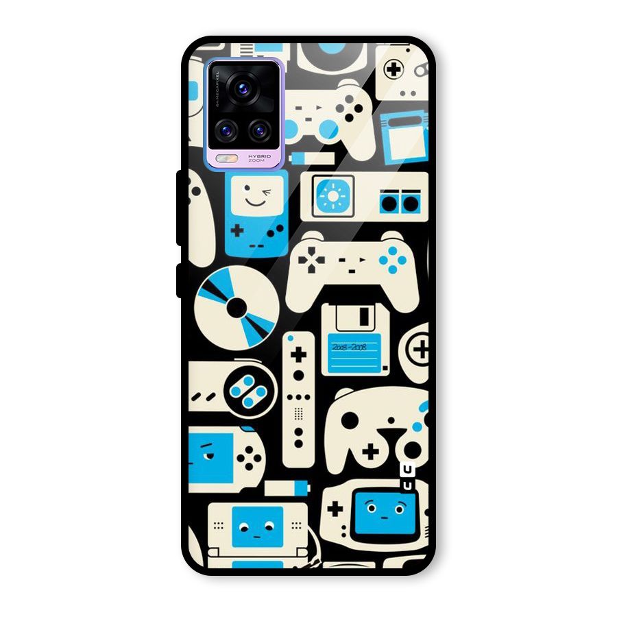 Gamers Glass Back Case for Vivo V20 Pro