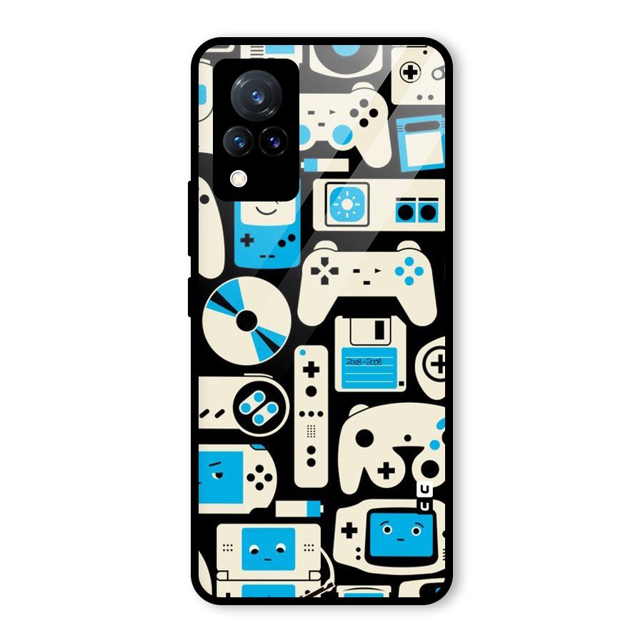 Gamers Glass Back Case for Vivo V21 5G