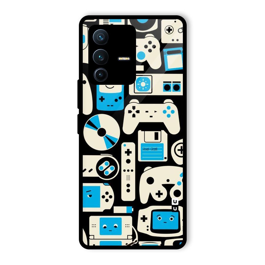 Gamers Glass Back Case for Vivo V23 Pro