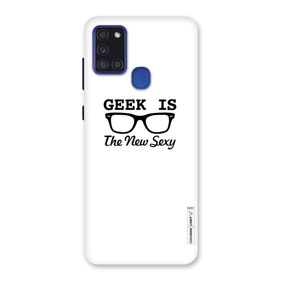 Geek Is The New Sexy Back Case for Galaxy A21s