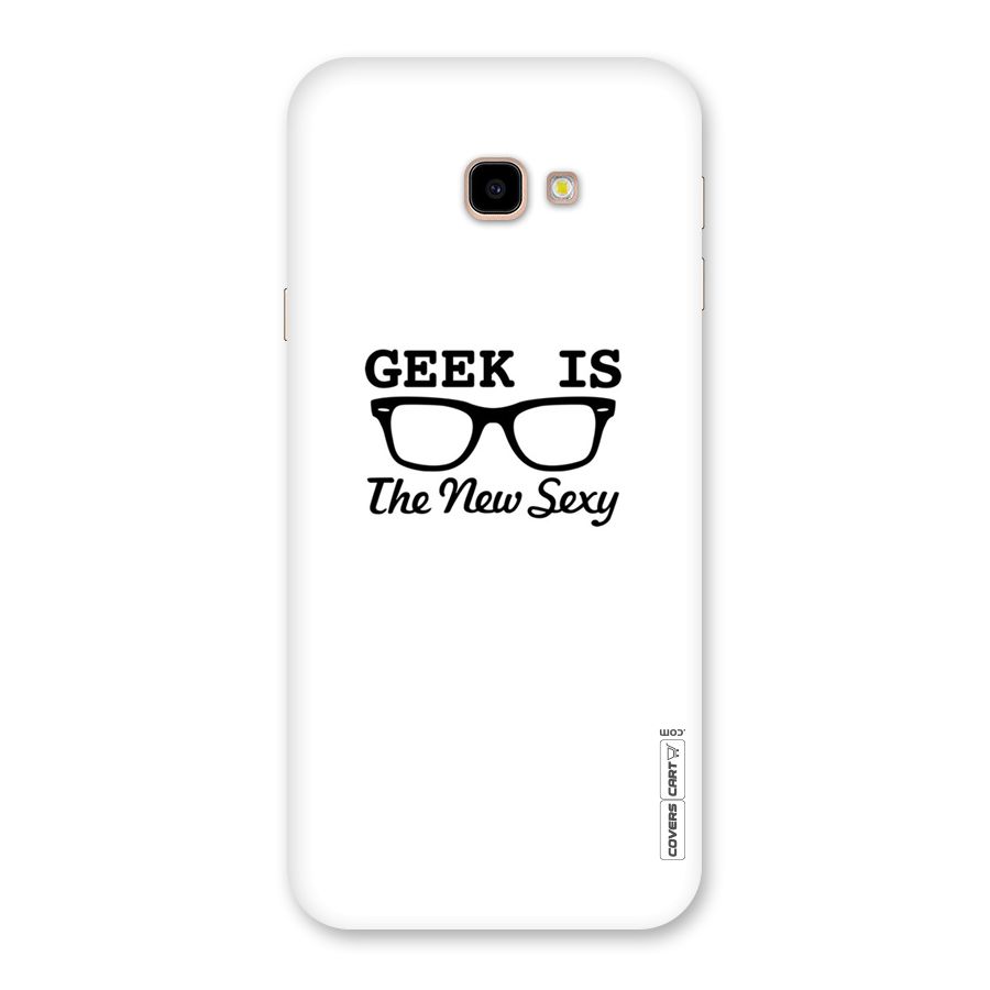 Geek Is The New Sexy Back Case for Galaxy J4 Plus