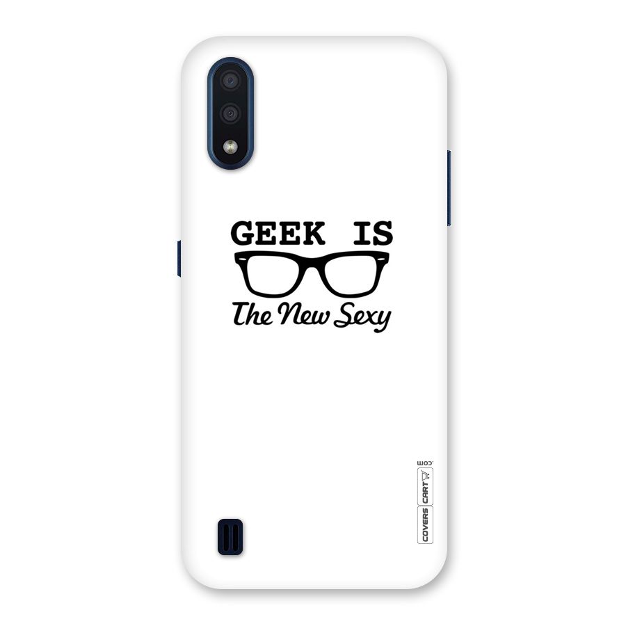 Geek Is The New Sexy Back Case for Galaxy M01