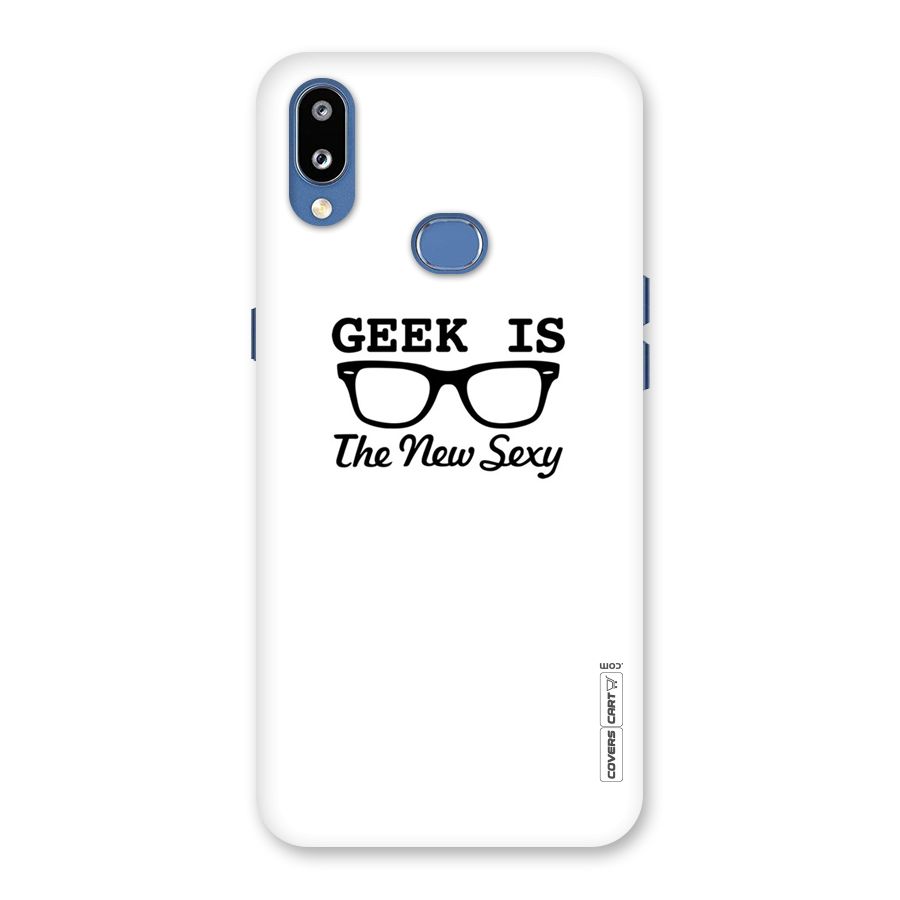 Geek Is The New Sexy Back Case for Galaxy M01s