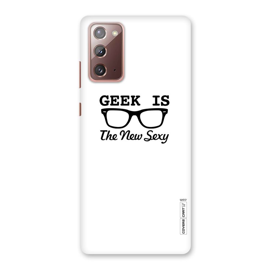 Geek Is The New Sexy Back Case for Galaxy Note 20