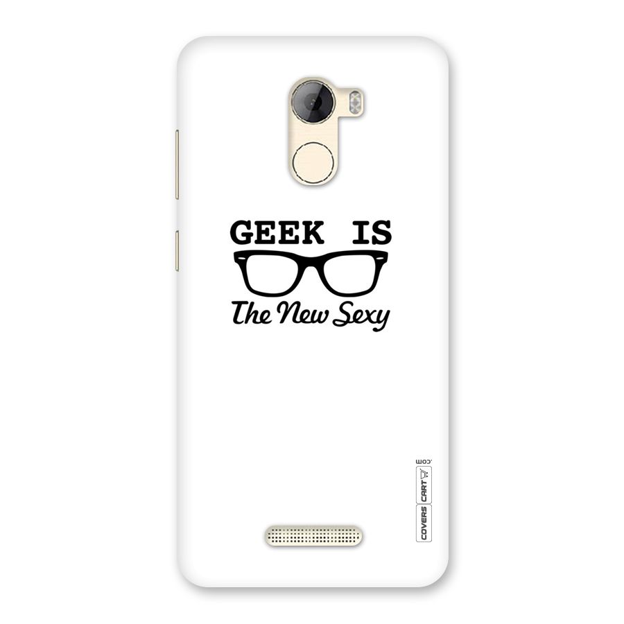 Geek Is The New Sexy Back Case for Gionee A1 LIte