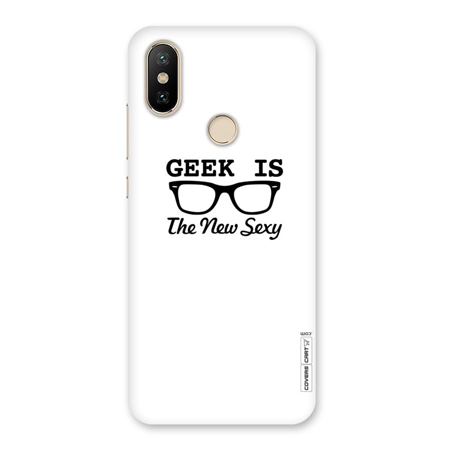 Geek Is The New Sexy Back Case for Mi A2