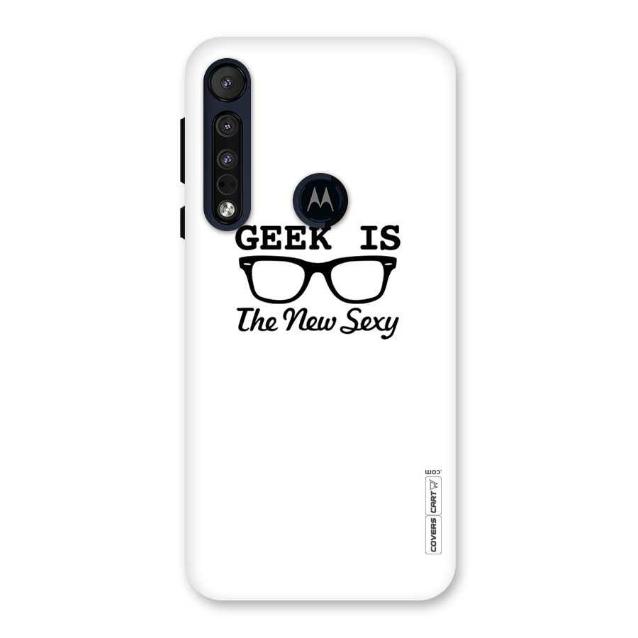 Geek Is The New Sexy Back Case for Motorola One Macro