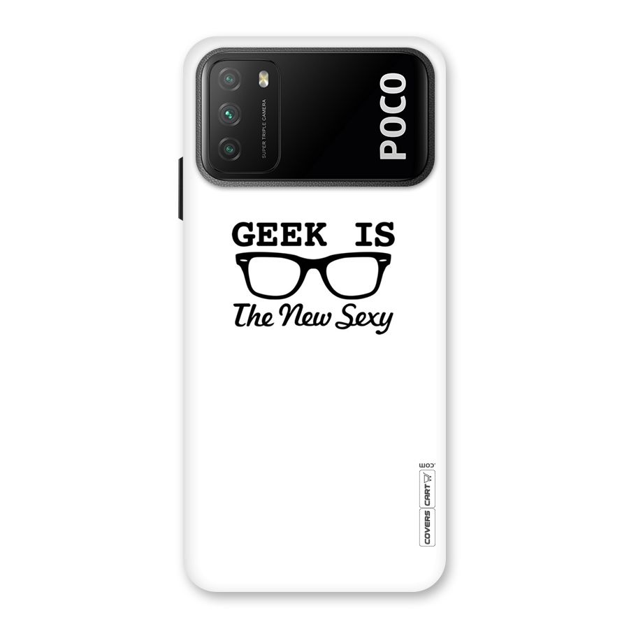 Geek Is The New Sexy Back Case for Poco M3