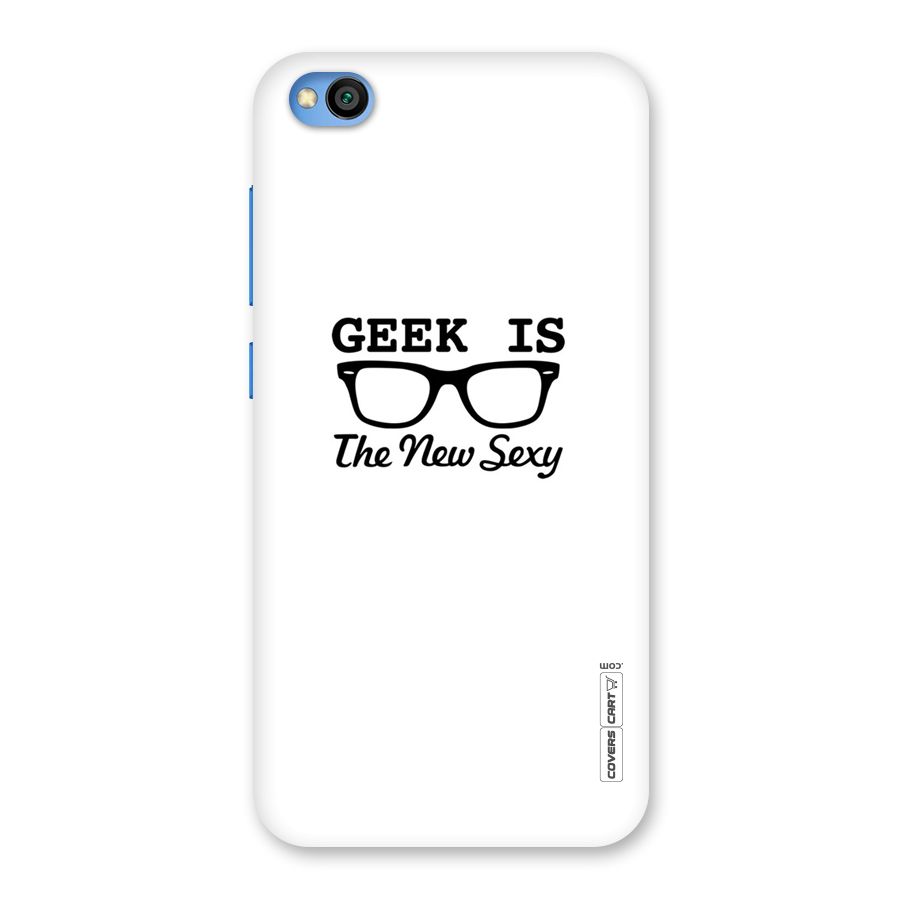 Geek Is The New Sexy Back Case for Redmi Go
