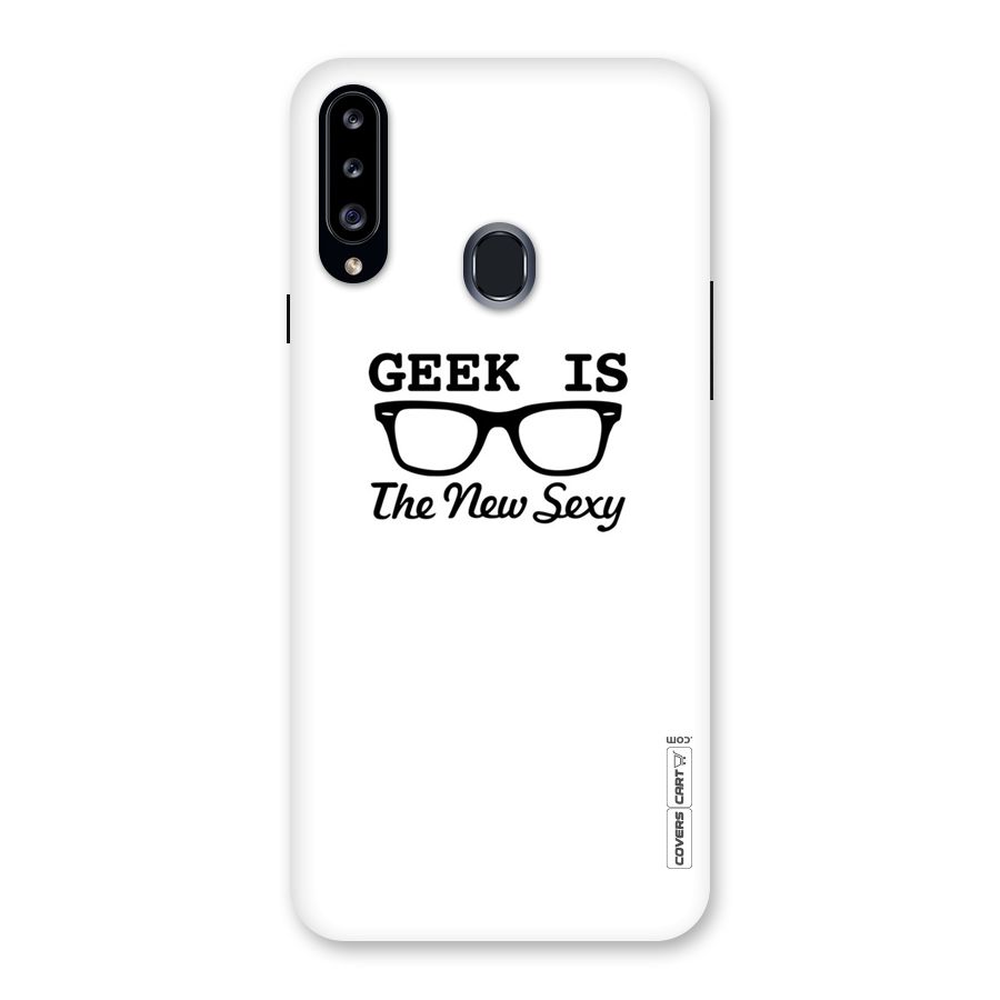 Geek Is The New Sexy Back Case for Samsung Galaxy A20s