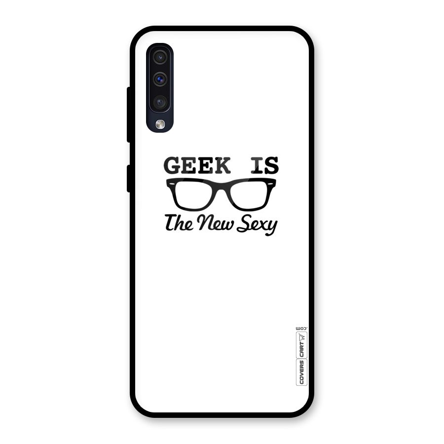 Geek Is The New Sexy Glass Back Case for Galaxy A50s