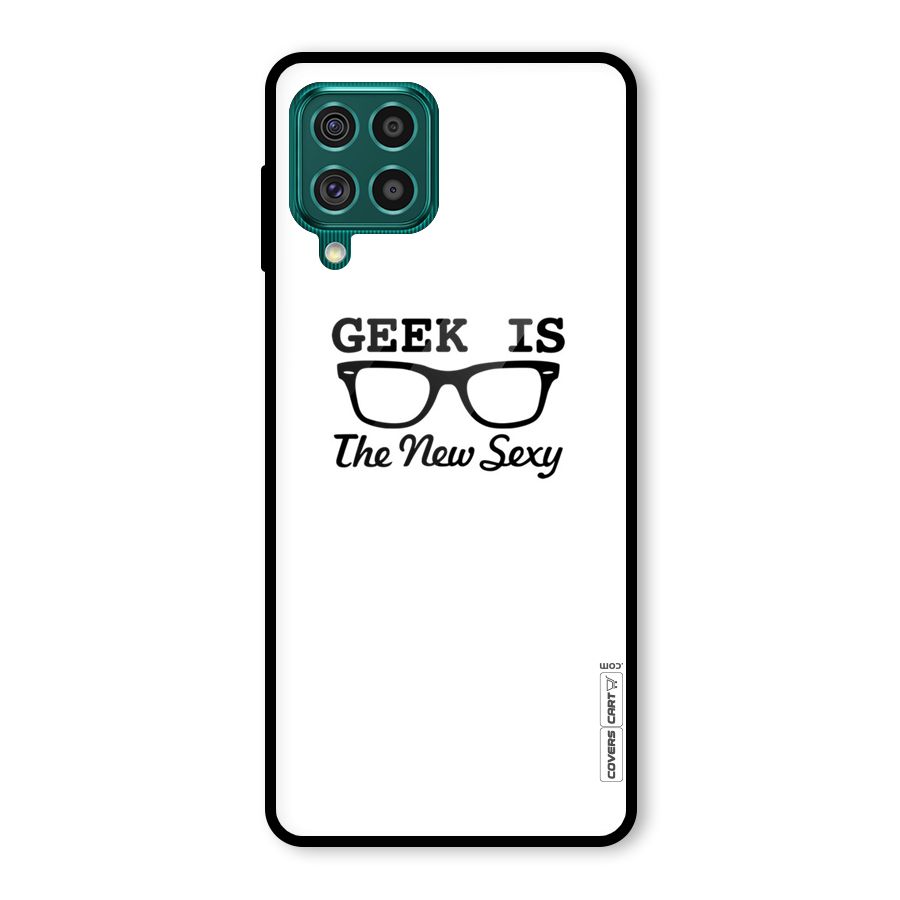 Geek Is The New Sexy Glass Back Case for Galaxy F62