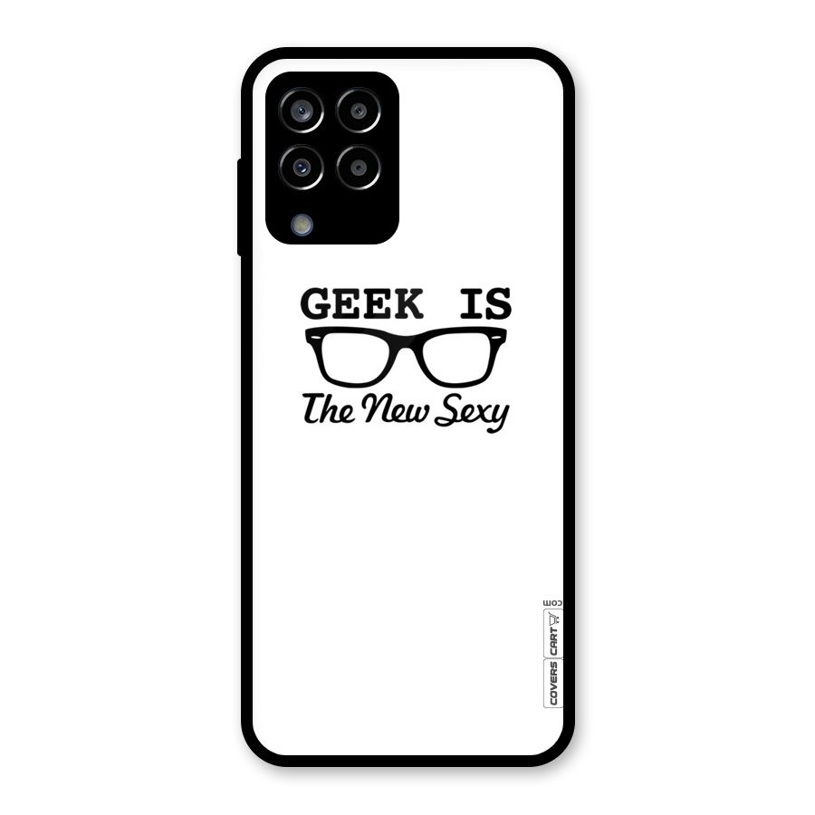 Geek Is The New Sexy Glass Back Case for Galaxy M33