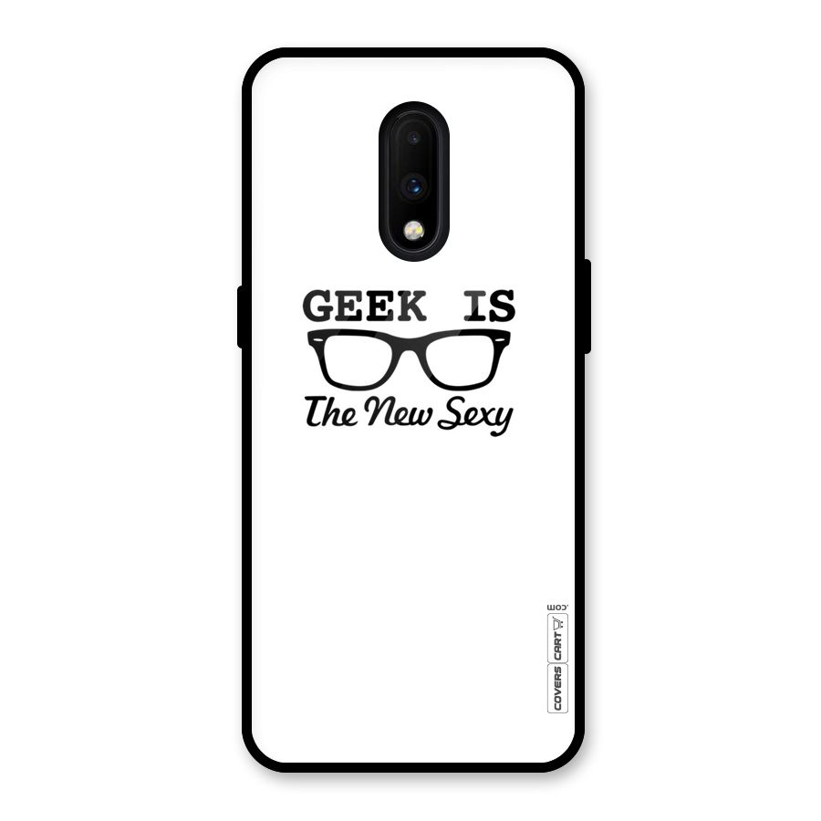 Geek Is The New Sexy Glass Back Case for OnePlus 7