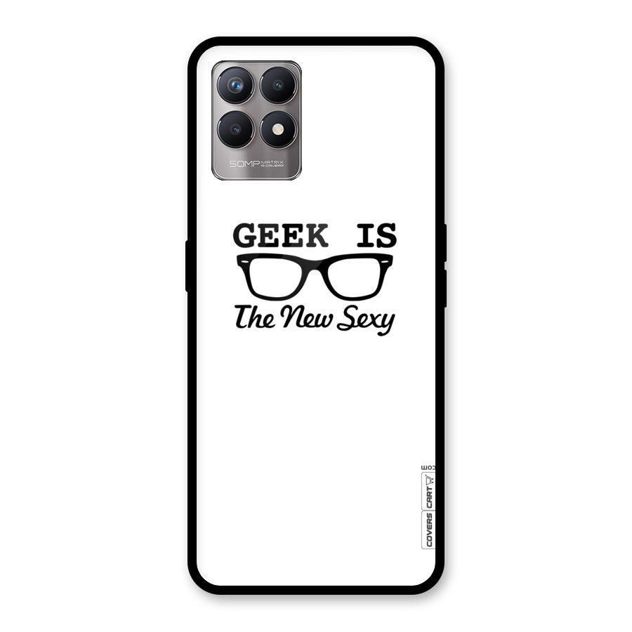Geek Is The New Sexy Glass Back Case for Realme 8i