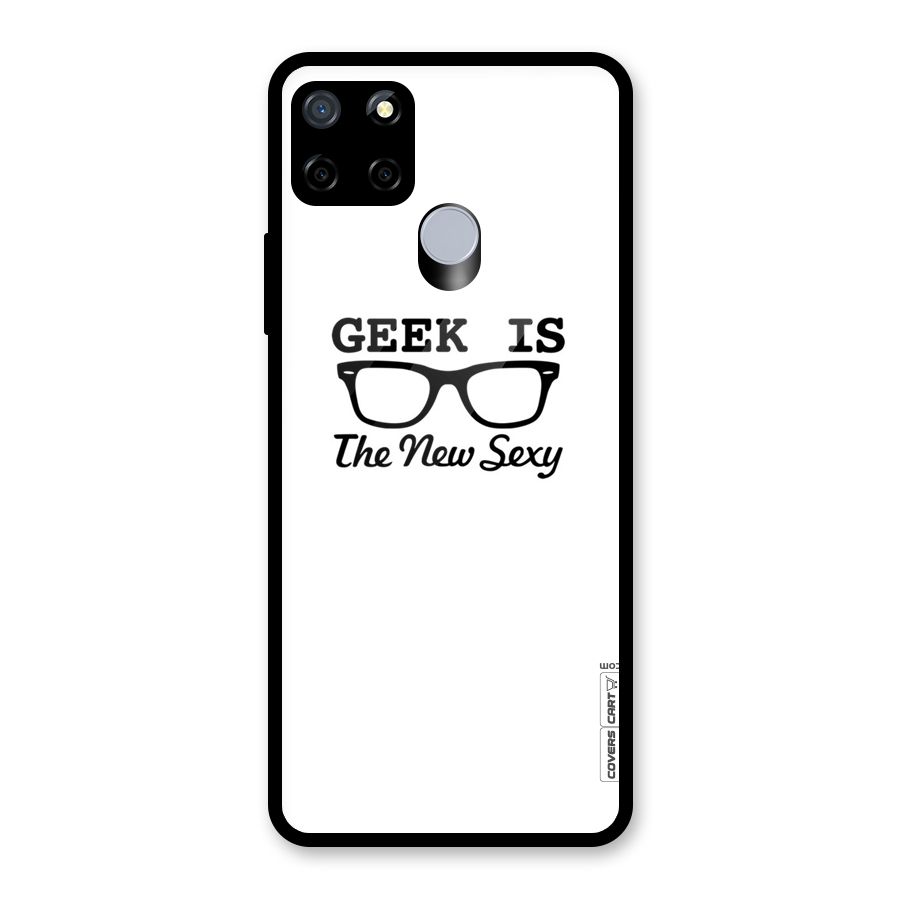 Geek Is The New Sexy Glass Back Case for Realme C12