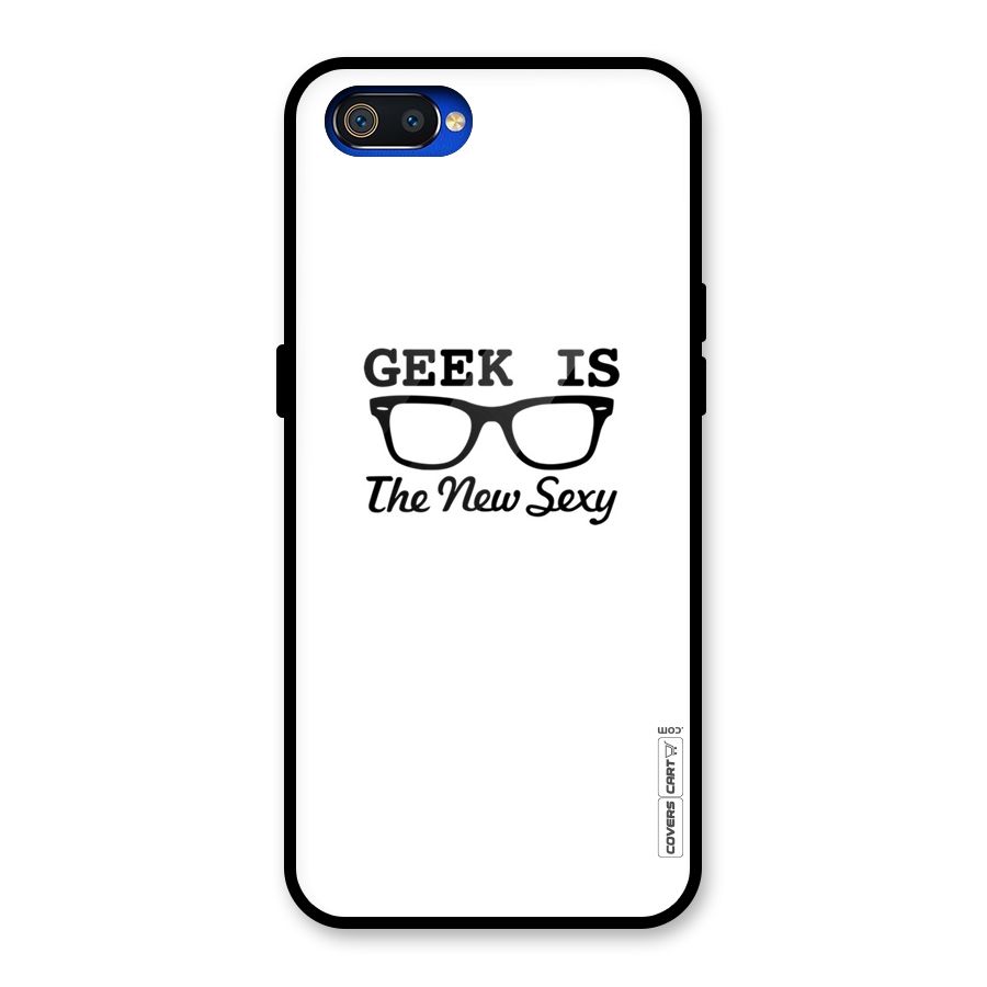 Geek Is The New Sexy Glass Back Case for Realme C2