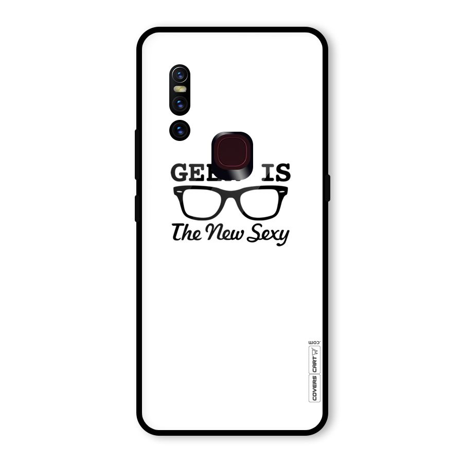 Geek Is The New Sexy Glass Back Case for Vivo V15