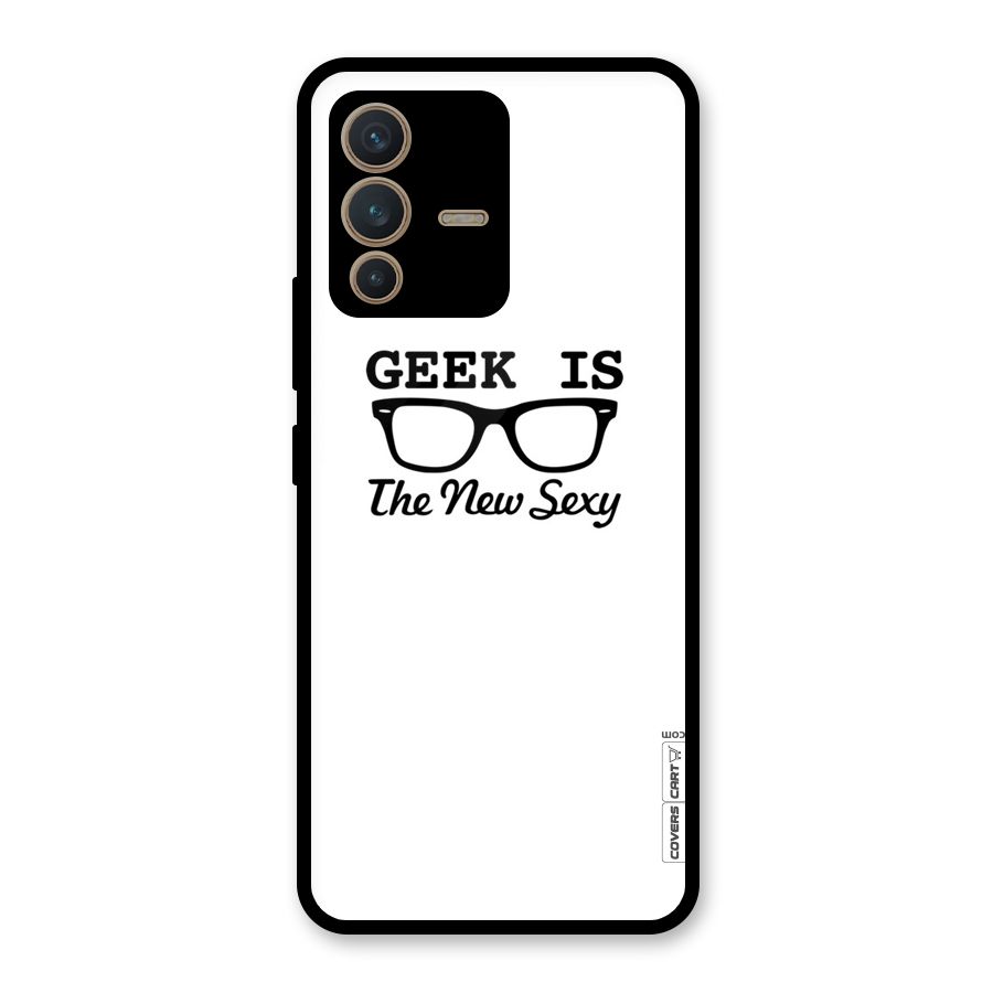 Geek Is The New Sexy Glass Back Case for Vivo V23 5G