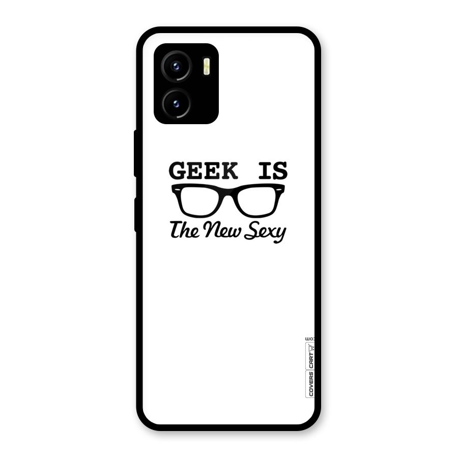 Geek Is The New Sexy Glass Back Case for Vivo Y15s