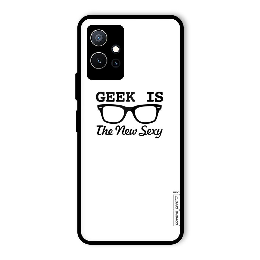 Geek Is The New Sexy Glass Back Case for Vivo Y75 5G