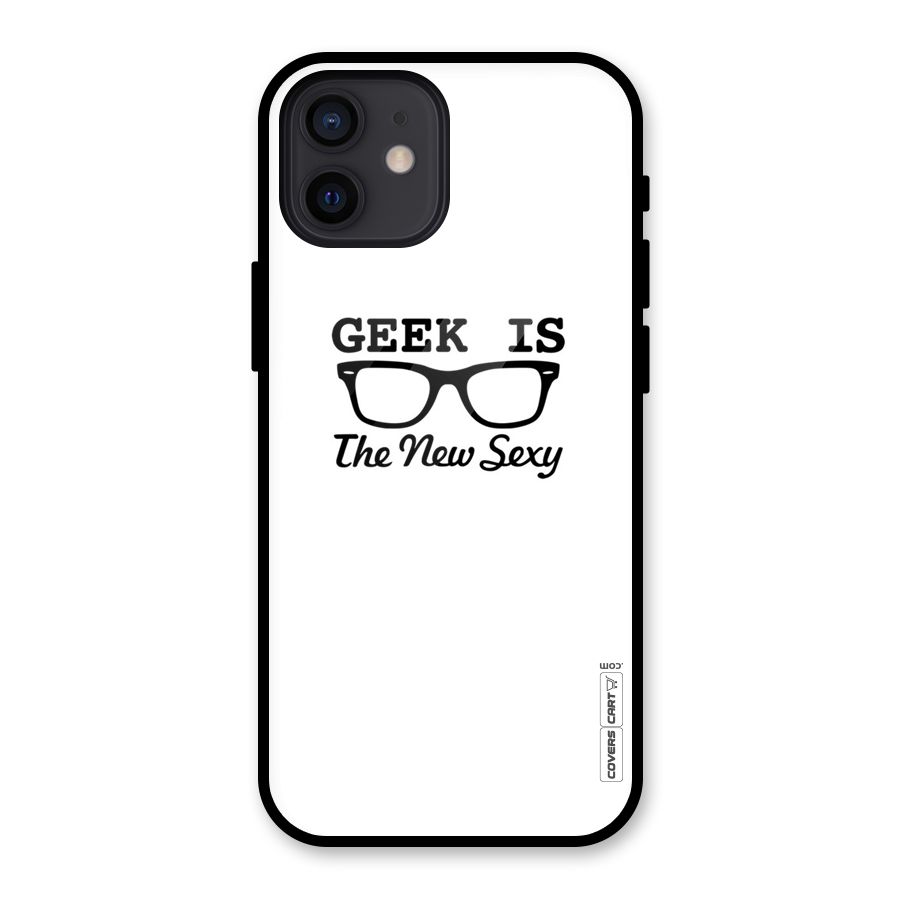 Geek Is The New Sexy Glass Back Case for iPhone 12