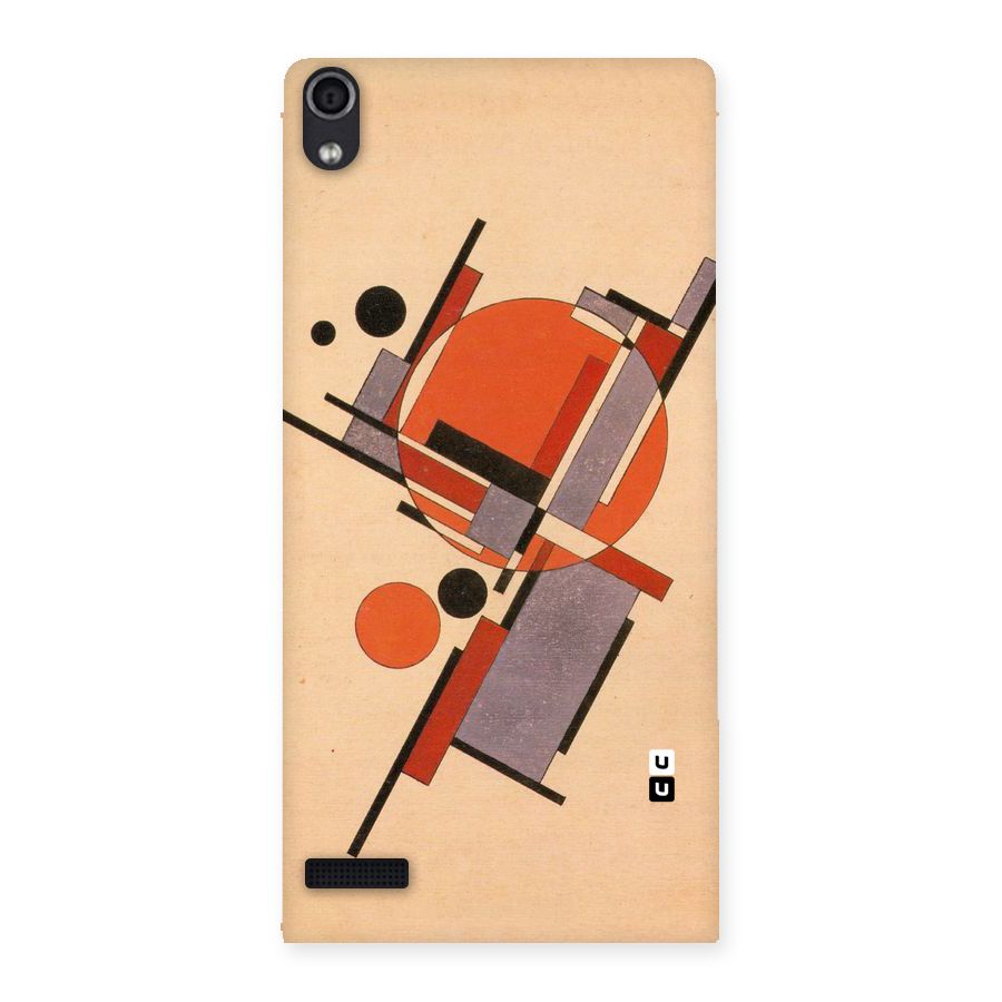 Geo Abstract Metrics Back Case for Ascend P6