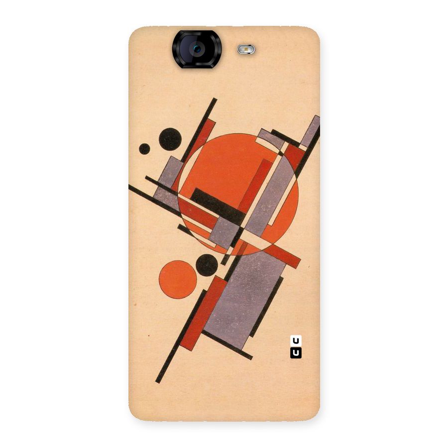 Geo Abstract Metrics Back Case for Canvas Knight A350