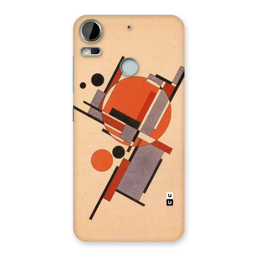 Geo Abstract Metrics Back Case for Desire 10 Pro