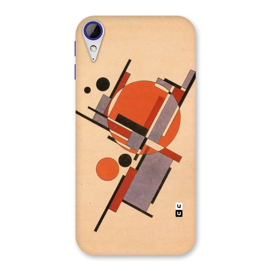 Geo Abstract Metrics Back Case for Desire 830
