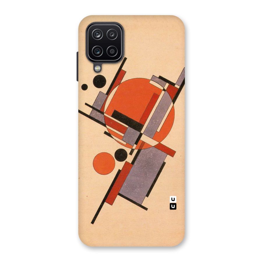 Geo Abstract Metrics Back Case for Galaxy A12