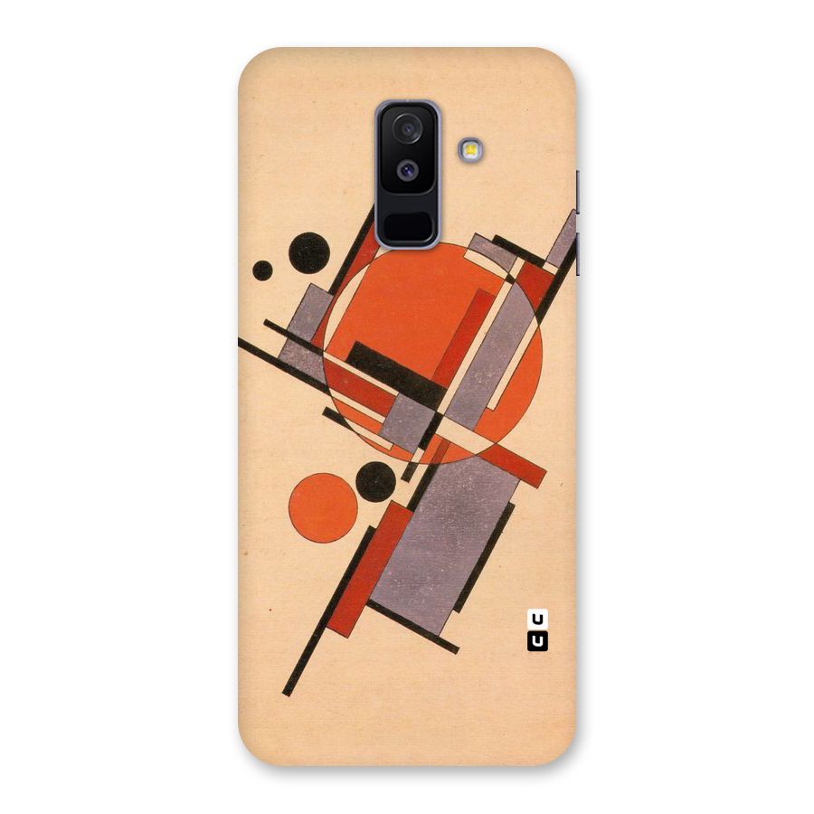 Geo Abstract Metrics Back Case for Galaxy A6 Plus