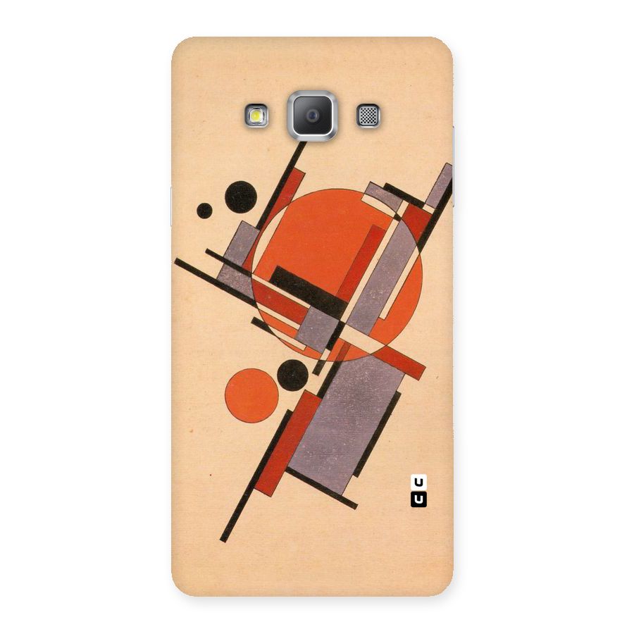 Geo Abstract Metrics Back Case for Galaxy A7