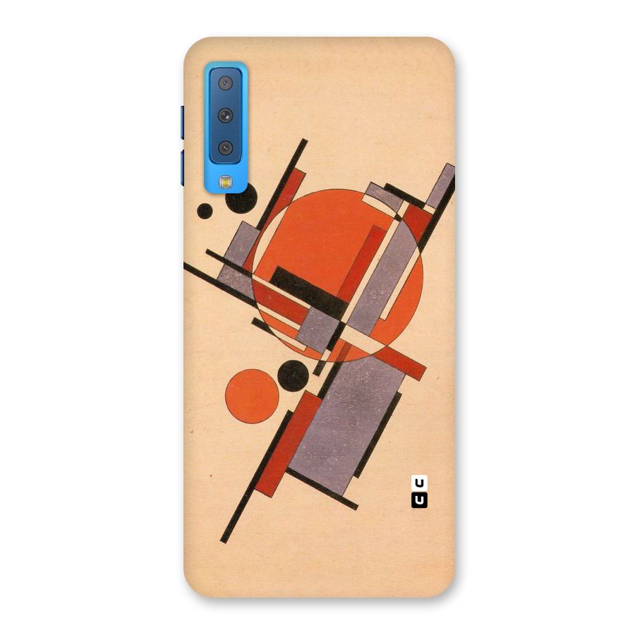 Geo Abstract Metrics Back Case for Galaxy A7 (2018)