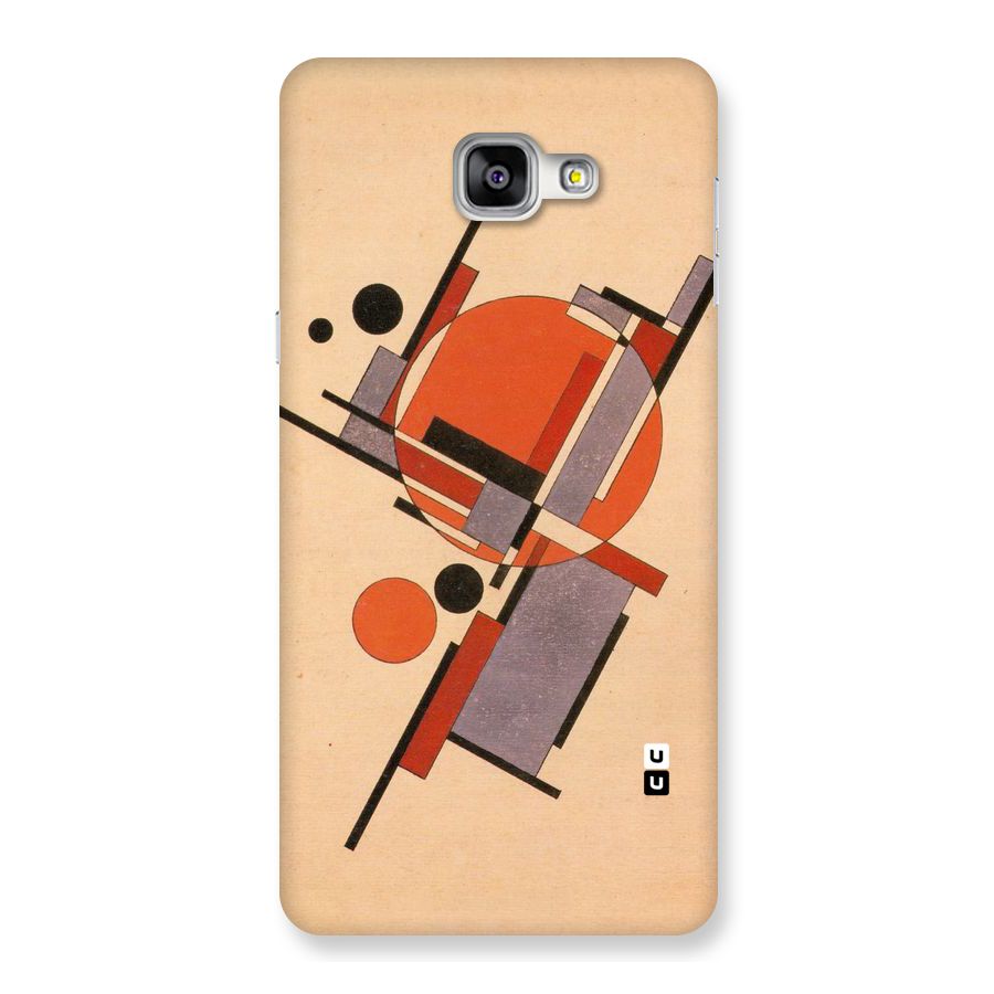 Geo Abstract Metrics Back Case for Galaxy A9