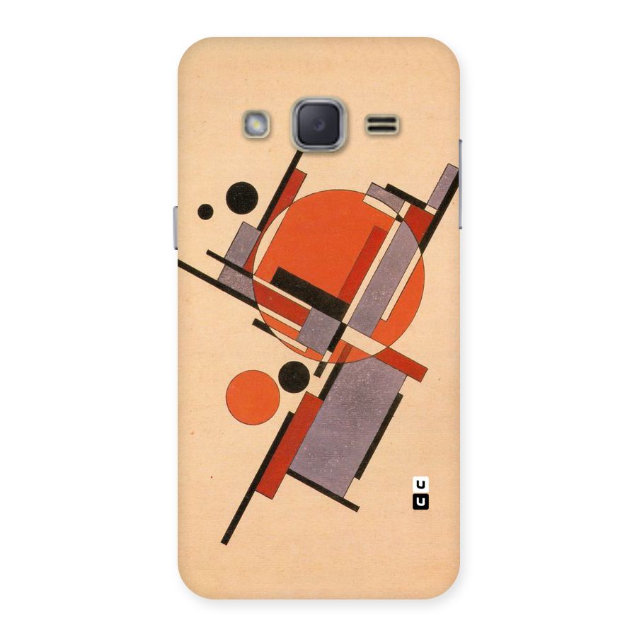 Geo Abstract Metrics Back Case for Galaxy J2