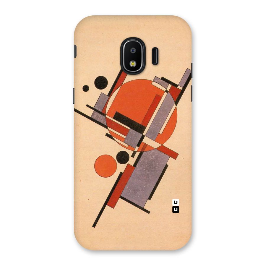 Geo Abstract Metrics Back Case for Galaxy J2 Pro 2018