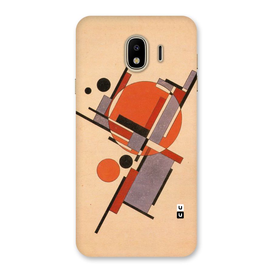 Geo Abstract Metrics Back Case for Galaxy J4