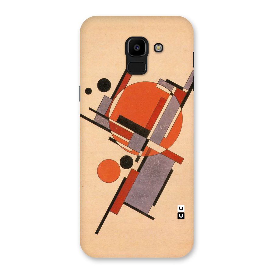 Geo Abstract Metrics Back Case for Galaxy J6