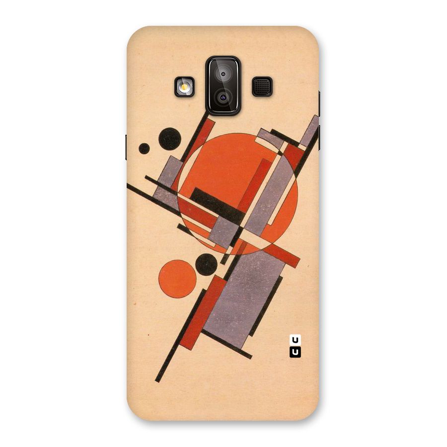 Geo Abstract Metrics Back Case for Galaxy J7 Duo
