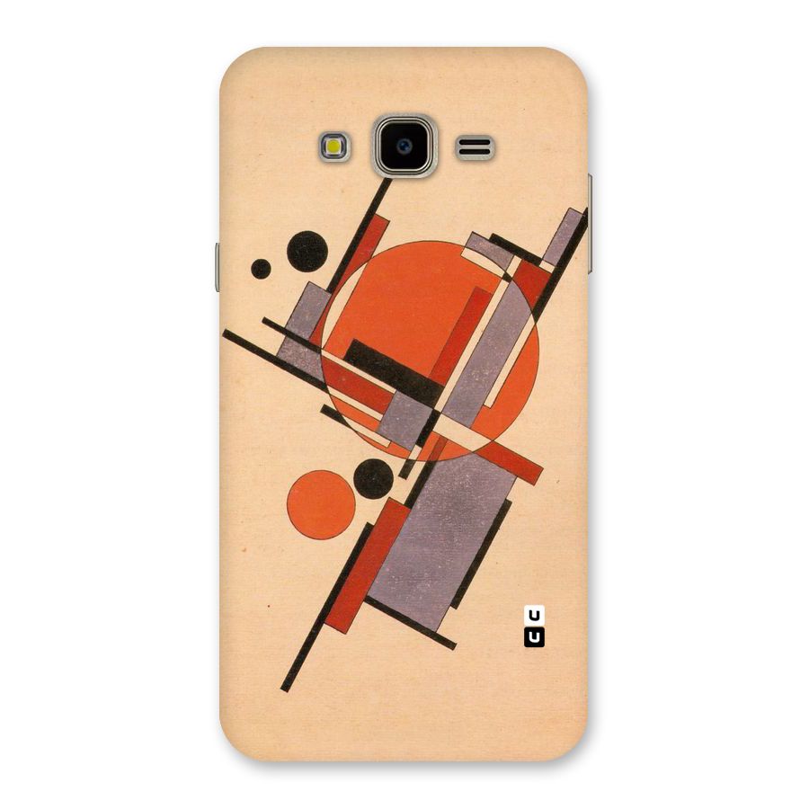 Geo Abstract Metrics Back Case for Galaxy J7 Nxt