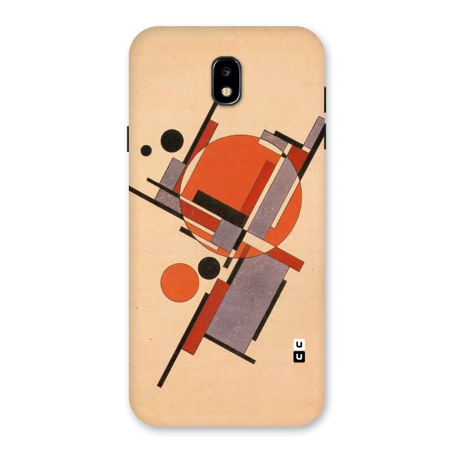 Geo Abstract Metrics Back Case for Galaxy J7 Pro