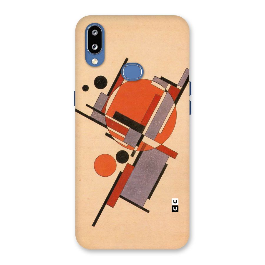 Geo Abstract Metrics Back Case for Galaxy M01s